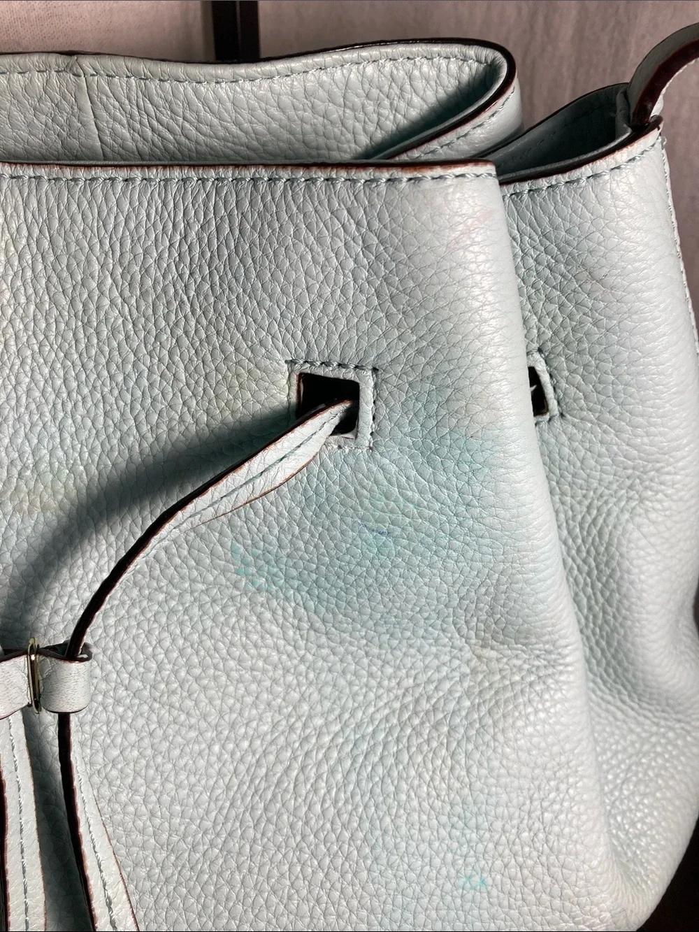 Kate spade Leather Drawstring Bucket Bag